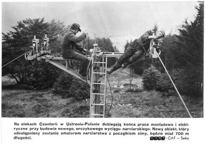 Nowy orczyk Czantoria Ustroń-Polana 1967, fot. Kazimierz Seko