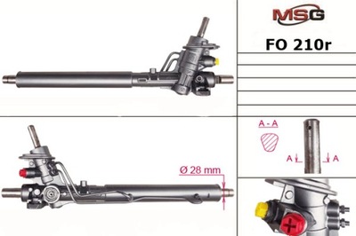 РУЛЕВОЙ МЕХАНИЗМ РУЛЕВАЯ РЕЙКА FORD SEAT VW