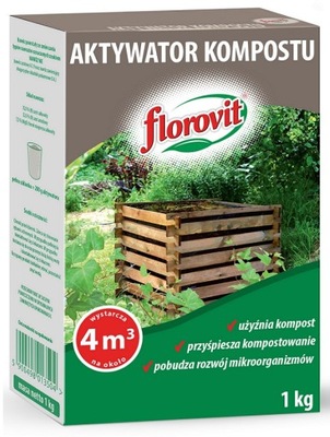 Aktywator kompostu Florovit 1KG szybki kompost 4m3
