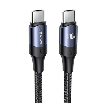 USAMS Kabel U71 USB-C na USB-C 3m 100W PD Fast Charge czarny/black SJ526USB