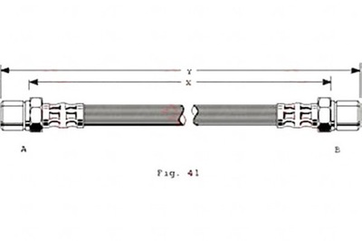 Trw шланг тормозной elast. ford fiesta fiesta ii фото №1