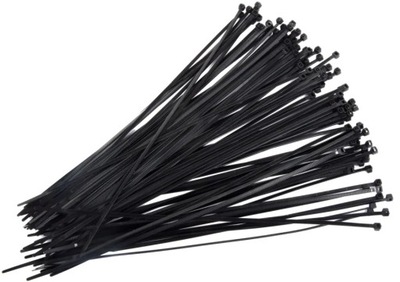 Opaski zaciskowe nylon (czarne), 4.8 x 300 mm szt.100 PROLINE (59131C)