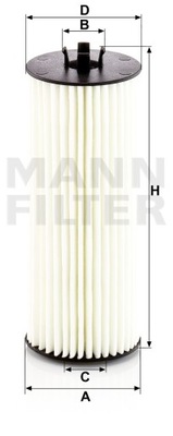 FILTRO ACEITES MANN-FILTER HU6008/1Z  