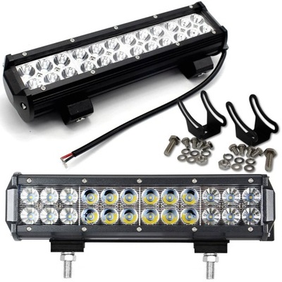 PANEL DIODO LUMINOSO DIODO LUMINOSO LED FARO EN FUNCIONAMIENTO HALÓGENO 24 DIODO LUMINOSO DIODO LUMINOSO LED 72W OFFROAD ANTINIEBLA LIGHTBAR  