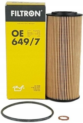 FILTRON FILTRO ACEITES OE649/7 DO BMW E46 E90 320 D 318D  