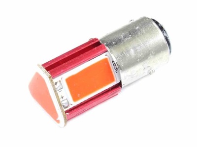 LUZ 12V DIODO LUMINOSO LED BAY15D-24COB ROJO LUZ DE FRENADO PULSACYJNY  