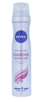 Nivea Diamond Gloss Care Lakier do włosów 250 ml