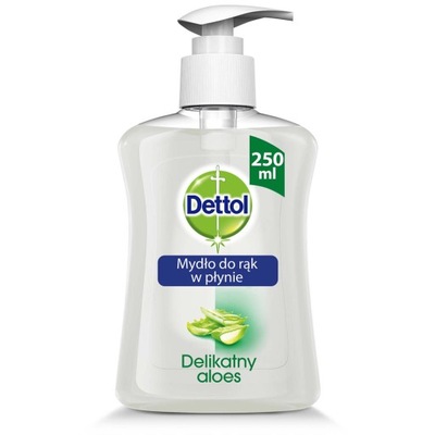 DETTOL Antybakteryjne mydło w płynie nawilżenie przyjemny zapach aloesu