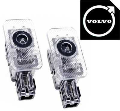 DIODO LUMINOSO LED PROYECTOR LOGOTIPO HD+ PREMIUM VOLVO S60 S90 V60 V70 V90 XC40 XC60 XC90  