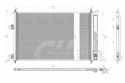 HART CONDENSADOR CONDENSADOR DE ACONDICIONADOR TOYOTA RAV4 2.2D 06-  