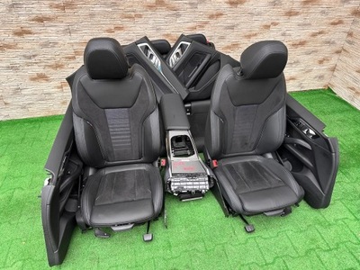 Сидіння обшивки заднє сидіння спинка салон середина bmw 4 g26 фото №1