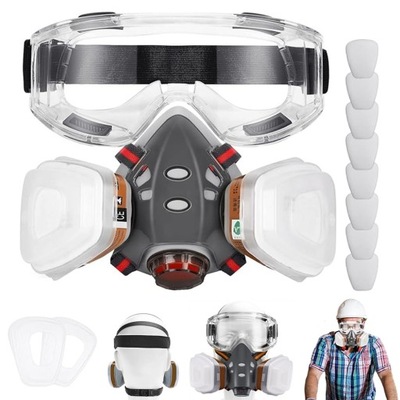 MASKA PRZECIWGAZOWA PEŁNA LAKIERNICZA GAZOWA ELASTYCZNA REGULACJA