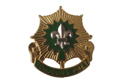 Odznaka przypinka 2. Pułku Kawalerii US Army Toujours Pret