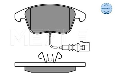 ZAPATAS DE FRENADO VW PARTE DELANTERA TIGUAN 07-/SHARAN 10- Z SENSOR 0252433219/W  