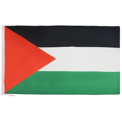 Drapeau Palestine 90 x 60 cm - Drapeau palestinien 60 x 90 cm Fourreau pour