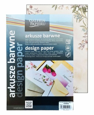 Papier ozdobny A4 Galeria Papieru 100 g/m² 50 arkuszy