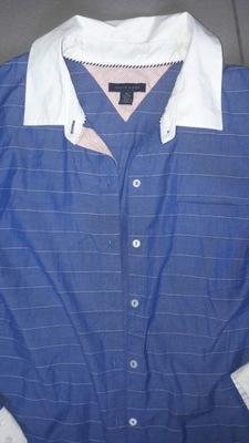 Koszula Tommy Hilfiger niebieska w paski M