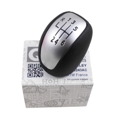 Ручка переключения передач renault laguna 3 iii 6b кожа фото №1