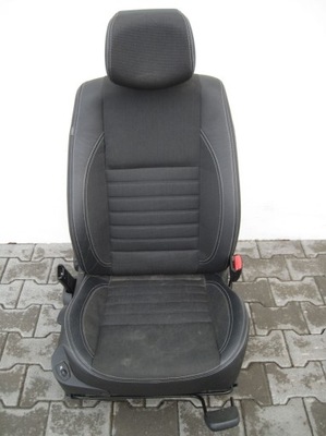 Renault laguna iii сидіння правий напівшкіра з підігрівом фото №1