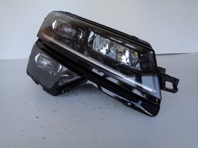 Лампа правая фара skoda karoq 57a 17- full led фото №1