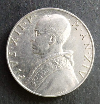 0169 - Watykan 10 lirów, 1952