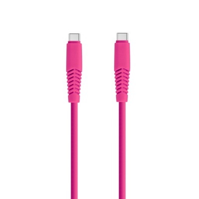 Kabel USB-C - USB-C 1,5m 2,1A Setty KSC-C-1.526 różowy