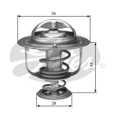 GATES TH31388G1 TERMOSTAT, MATERIAL DE REFRIGERACIÓN  