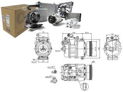 Компрессор компрессор кондиционера [nissens] фото №1