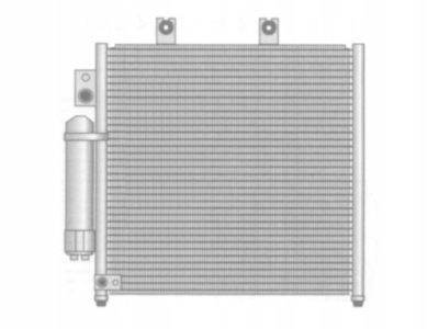 Opel agila 00-08 радіатор кондиціонера конденсатор фото №1