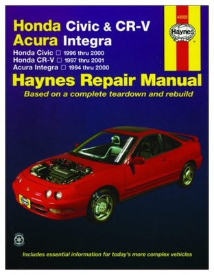 HONDA Civic CR-V Acura Integra 94-01 instr nap 24h