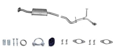 Subaru outback 3.0 2003-2009 kpl гасник середній фото №1