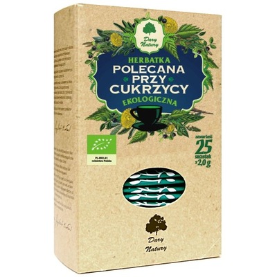 Herbatka Polecana Przy Cukrzycy Dary Natury 25x2 g