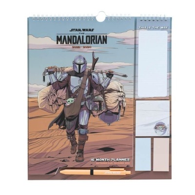 16-Miesięczny Planer The Mandalorian - Star Wars