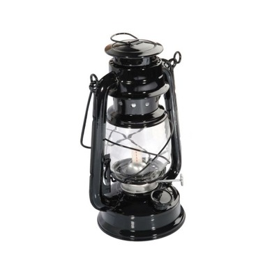 Lampa naftowa czarna 24x14x11.5 cm Leroy Merlin