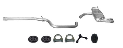 Audi a3 2.0 tdi гаситель труба + гаситель конечный фото №1