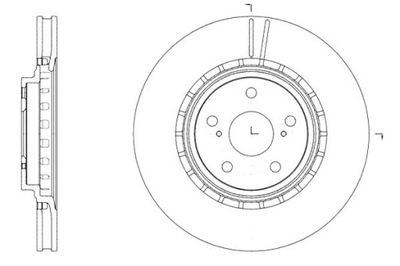 Remsa тормозные диски тормозные 2szt lexus rx 450h awd ggl фото №1