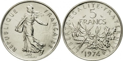 5 franków (1974) Francja