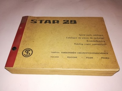 STAR 29 - KATALOG SPARE PARTS ZAMIENNYCH (1981 FSC STARACHOWICE)  