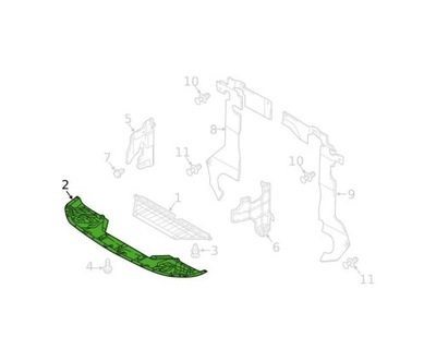 Захист pod бампер mitsubishi eclipse cross 18-- фото №1