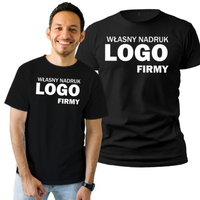 Koszulka Męska Prezent Na Urodziny Twój Własny Logo Nadruk T-shirt S