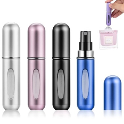 4x ATOMIZER DO PERFUM 5ML BUTELKA BUTELECZKA