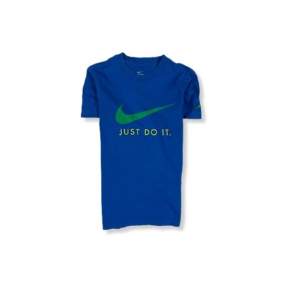 Nike T-Shirt Dziecięcy Chłopięcy Sportowy Logo Unikat Klasyk S 8Y 10Y