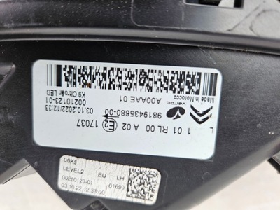 Citroen berlingo 18- лампа левая drl фото №1