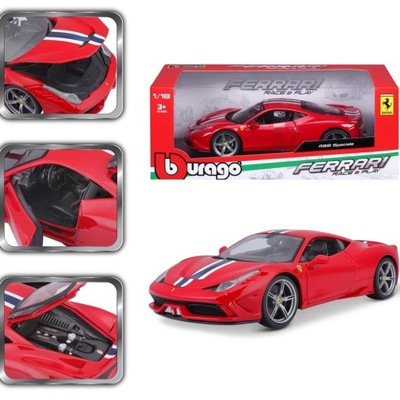 Ferrari 458 Speciale 1:18 model Bburago 18-16002