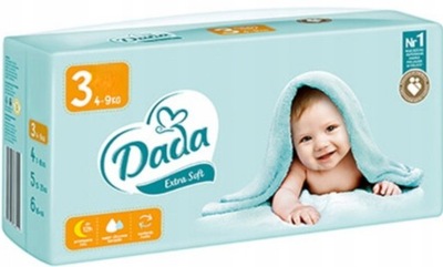 Pieluszki Dada Extra Soft Rozmiar 3 54 szt.