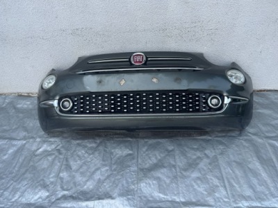 Fiat 500 lift бампер передній kompletny хром 2016- фото №1