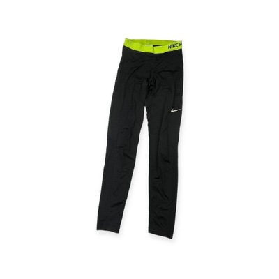 Leginsy getry sportowe damskie czarne Nike S