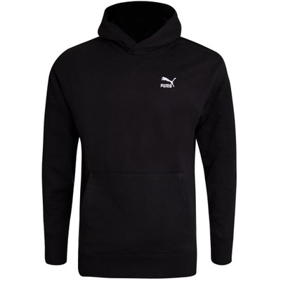 PUMA BLUZA MĘSKA Z KAPTUREM CLASSICS CZARNA r.XL