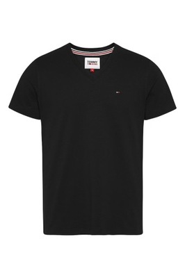 TOMMY HILFIGER KOSZULKA T-SHIRT CZARNA SEREK r. M