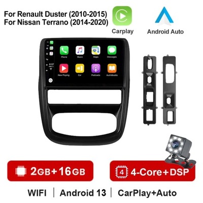 RADIO DE AUTOMÓVIL CON SYSTEMEM ANDROID 13 ANDROID AUTO PARA RENAULT DUSTER 1 2010-2015 CARPLAY  